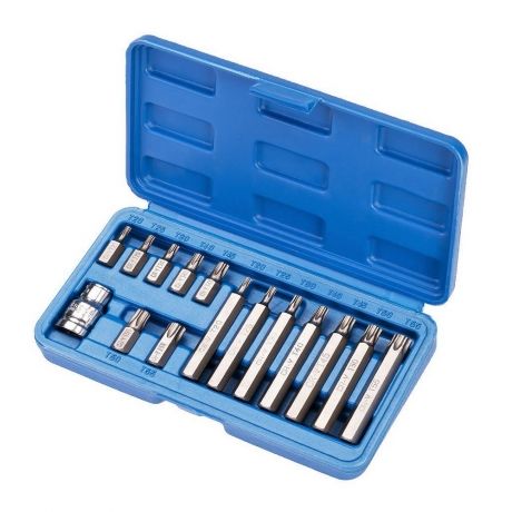 Juego 15 Dados De Impacto Torx (Estrella) ATE/Valley: Tamaños 1/4 Y 3/8 Para Mecánica Profesional