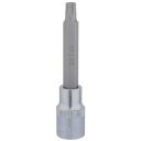 Llave de vaso de 1/2" con punta Torx T45. Largo: 100 mm.