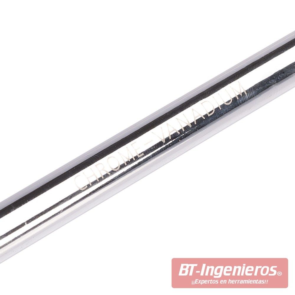 Cuerpo de Cromo Vanadio. Extra fino para un mejor acceso.