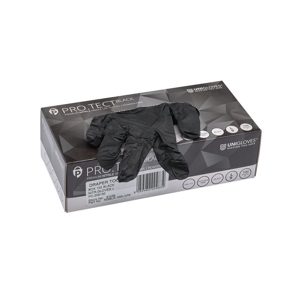 Caja de 100 guantes de nitrilo Premium AQL 1.5