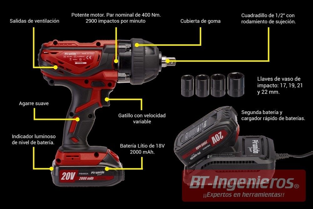 Taladro Impacto Bateria Herramientas