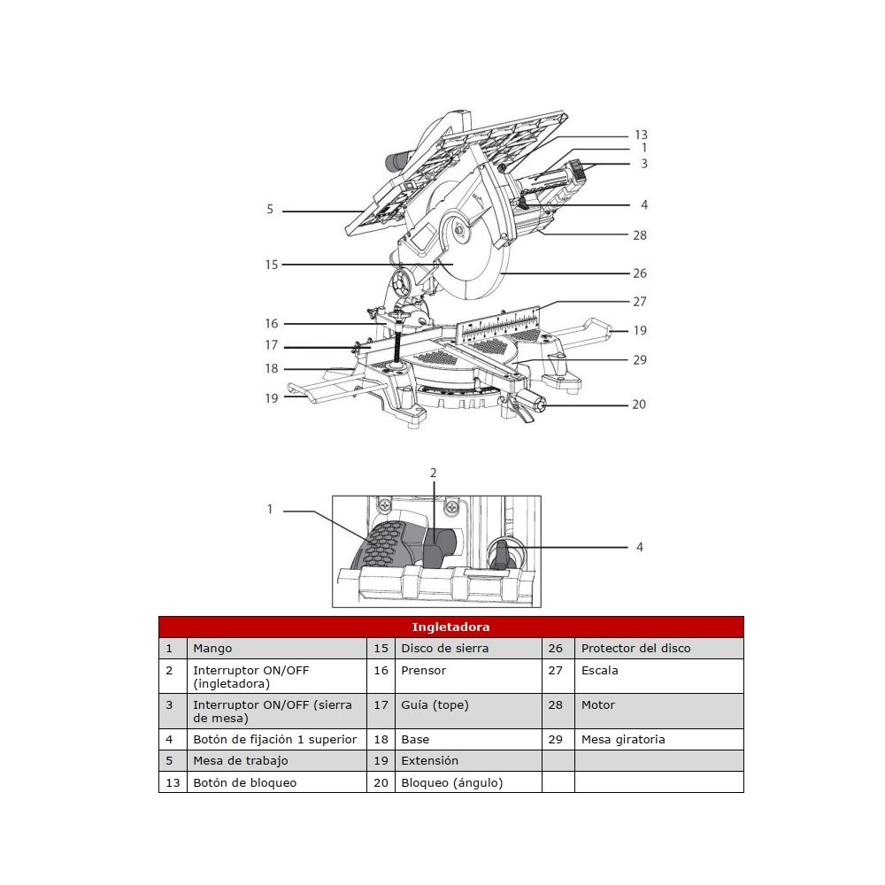 Ingletadora mesa superior / TK305 230V / Ingletadora - HOLZMANN Maschinen  GmbH