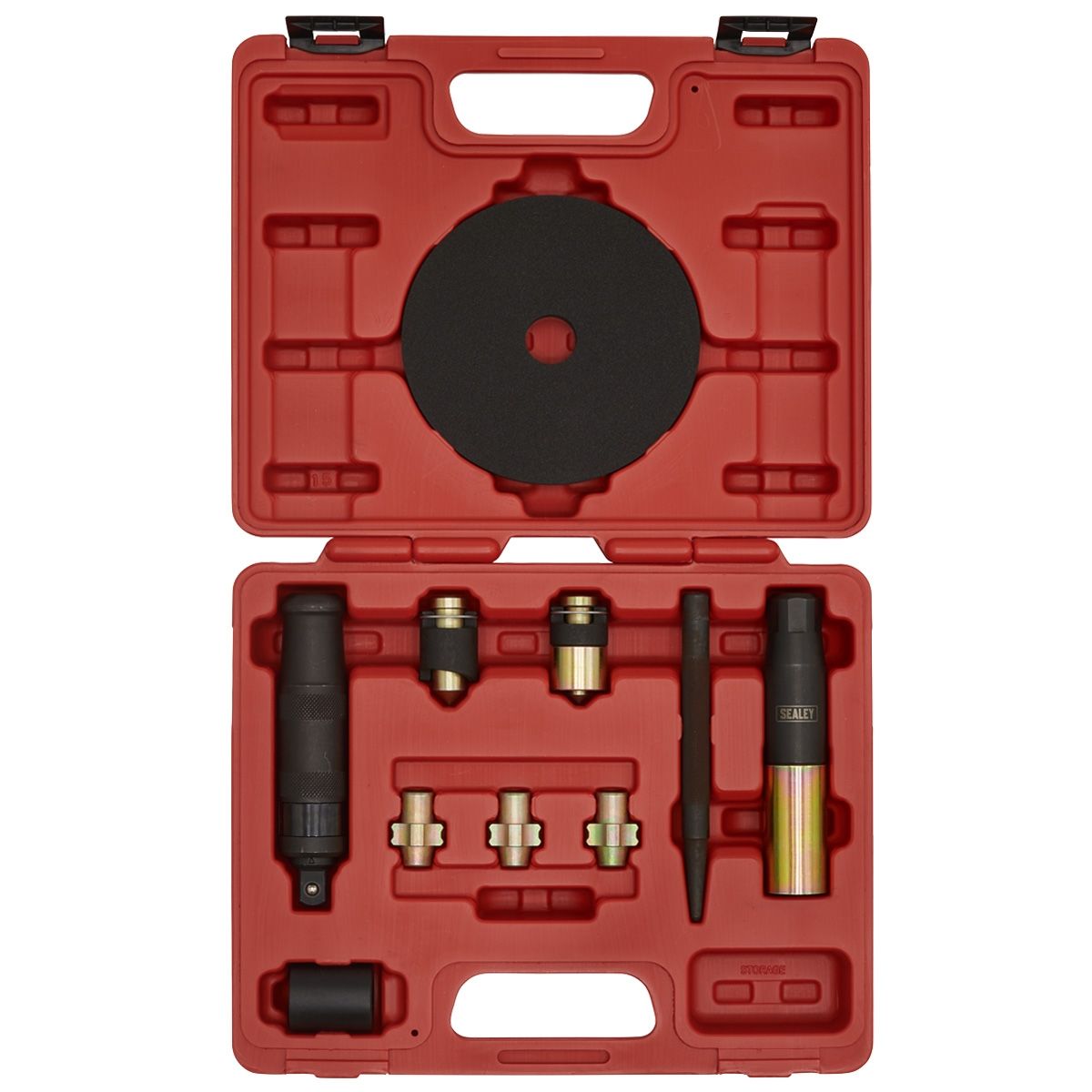 Kit universal para extraer tornillos de seguridad de ruedas.