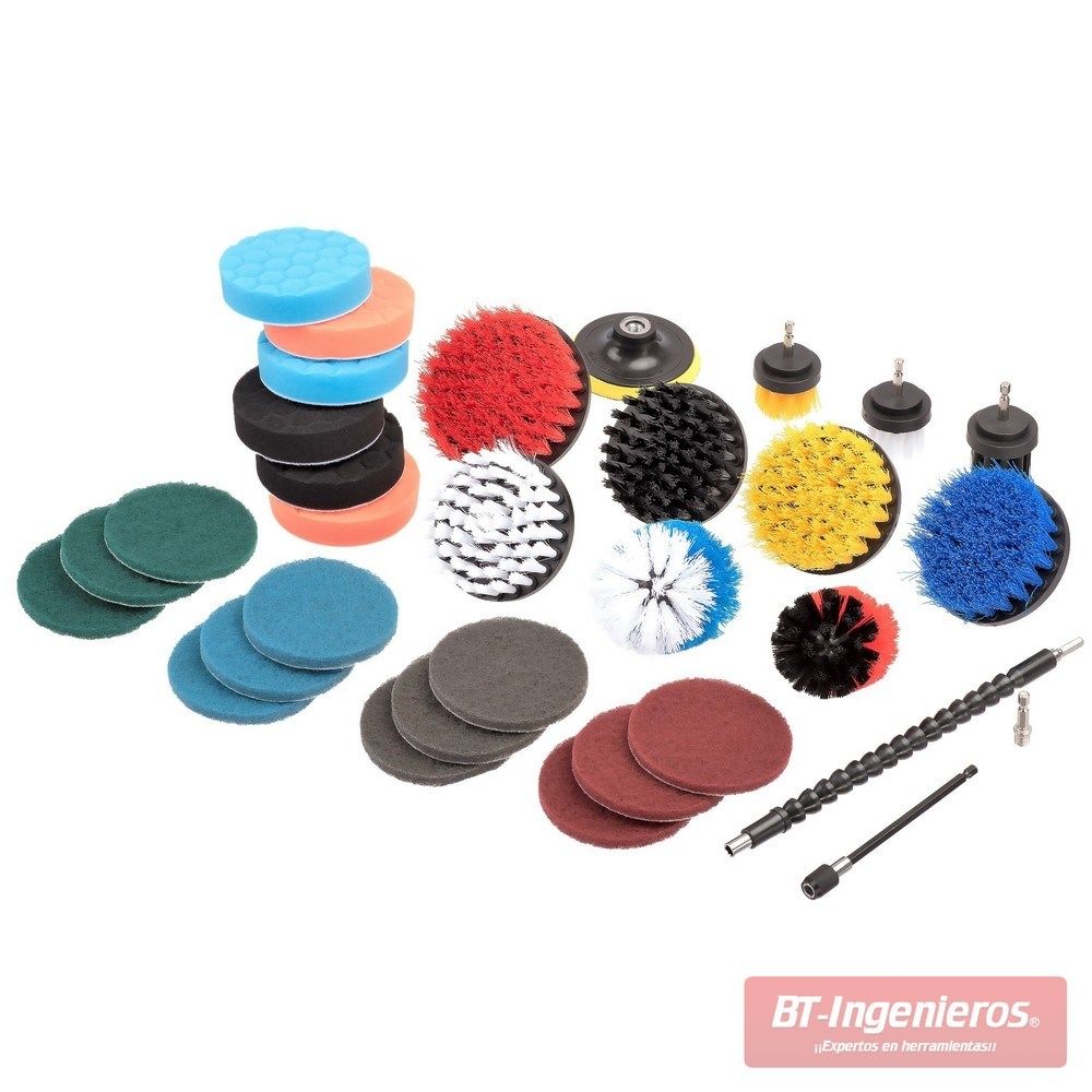 Kit Limpieza Para Coche 15 Piezas Multicolor