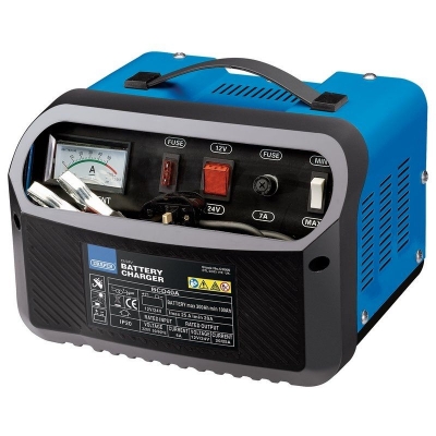 Cargador de baterías de 12 y 24V. 25 A.