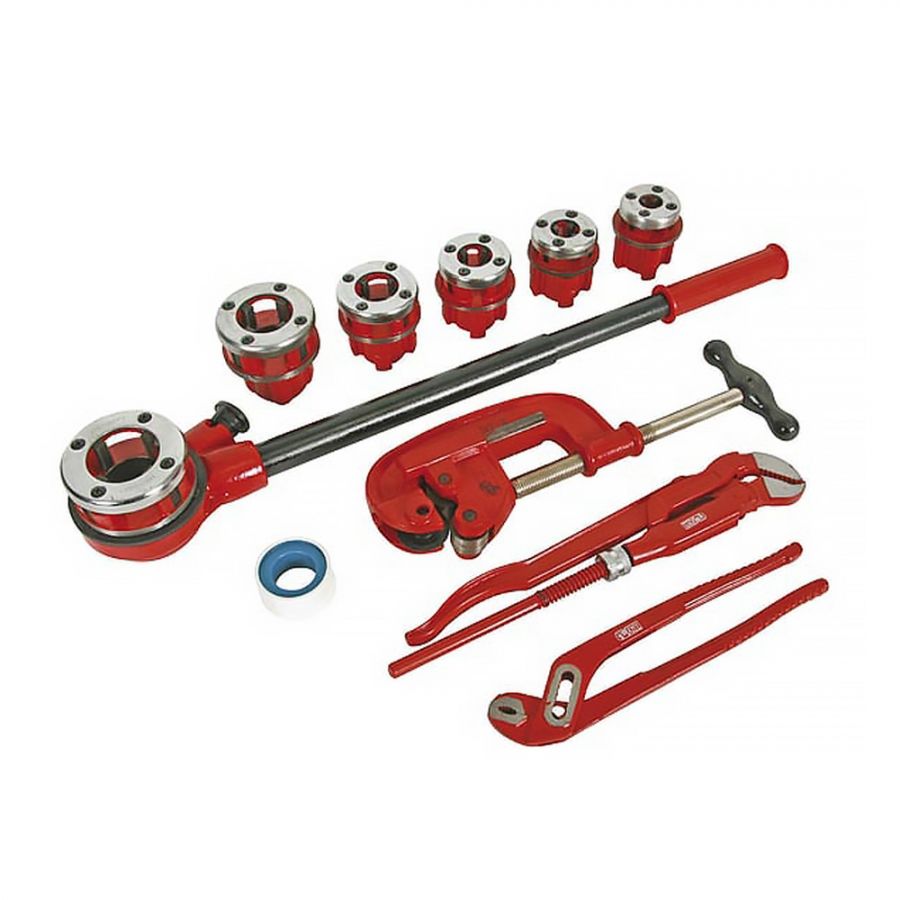 Kit Maschi E Filiere 12 Pezzi - Per Filettare Dadi E Perni Ruote Auto - Foto 12