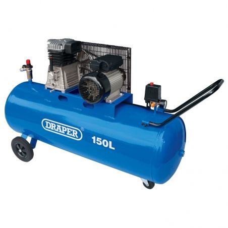 Compresor de aire de 150 litros. 2200W (3 HP)