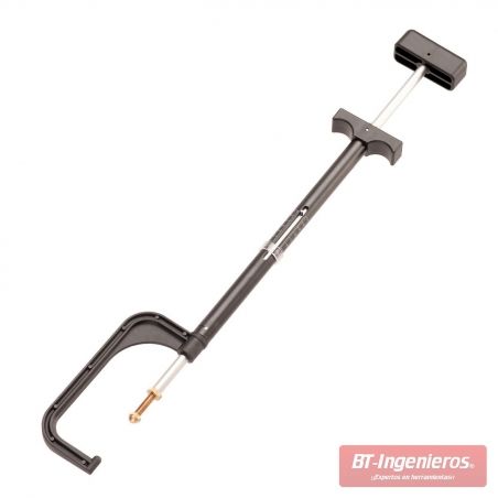 Galga para medición de grosor de discos de freno.