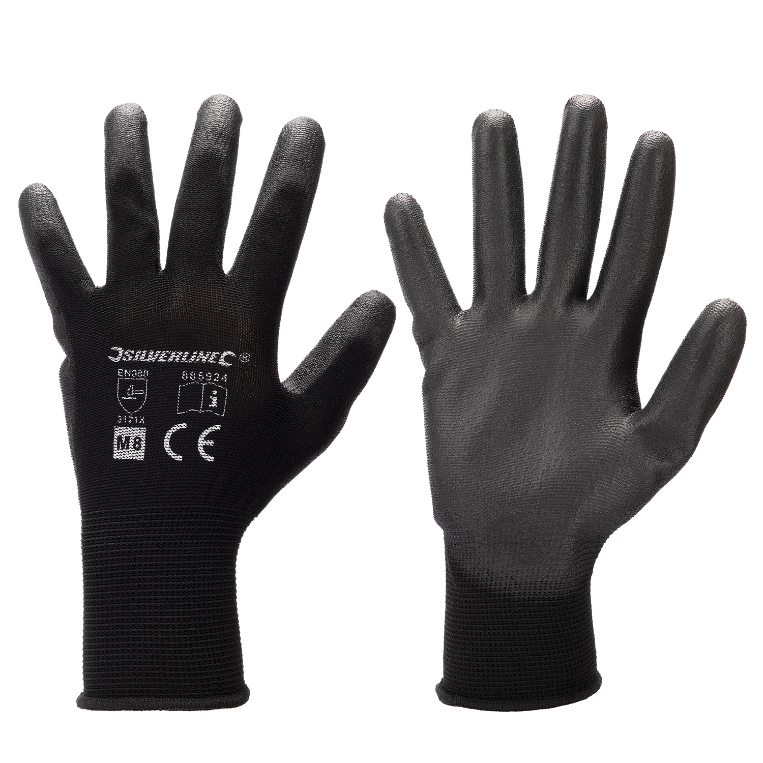 ▫ Guantes de seguridad anticorte de poliuretano ☑ Talla M