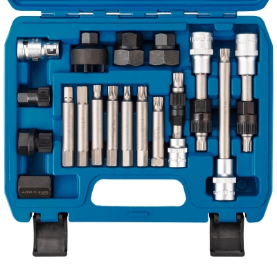 Extractor poleas alternador - Kit de 18 Piezas