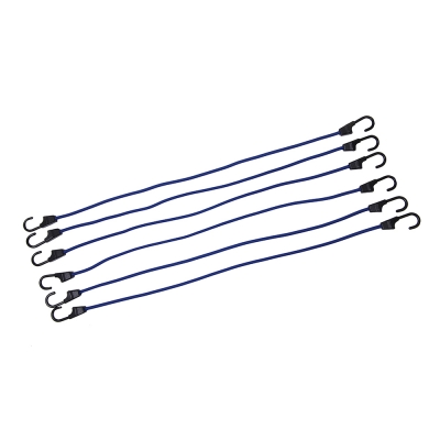 Cuerdas elásticas – SuperBungee Cords – 24 pulgadas (30 pulgadas incluidos)  se estira hasta 11 1/2 pies con ganchos moldeados de núcleo de acero de 3