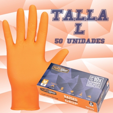 Guantes de nitrilo Tuffgrip - Talla L