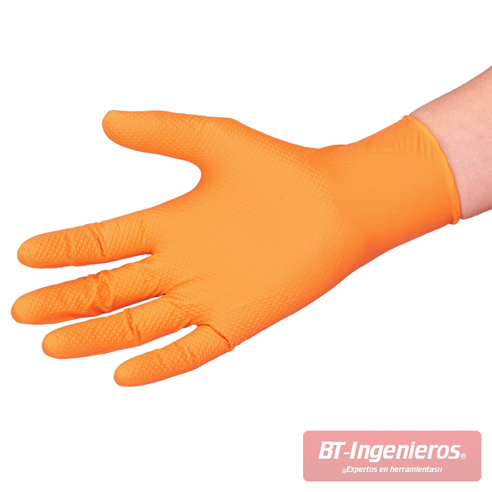 Espesor de 6.0 micras, estos guantes mantienen un alto nivel de resistencia