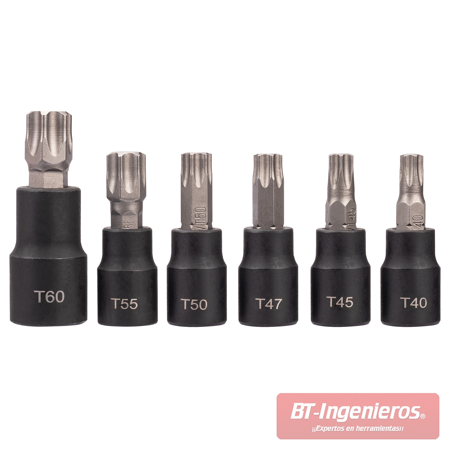 Juego de llaves hexagonales Torx Star en forma de L - T10, T15, T20, T25,  T27, T30, T40, T45, T50