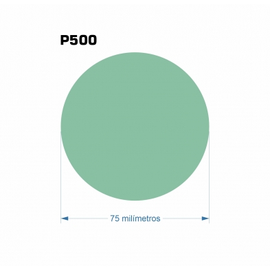 100 Discos de lijado de Film Perforados Ø75 mm - G500