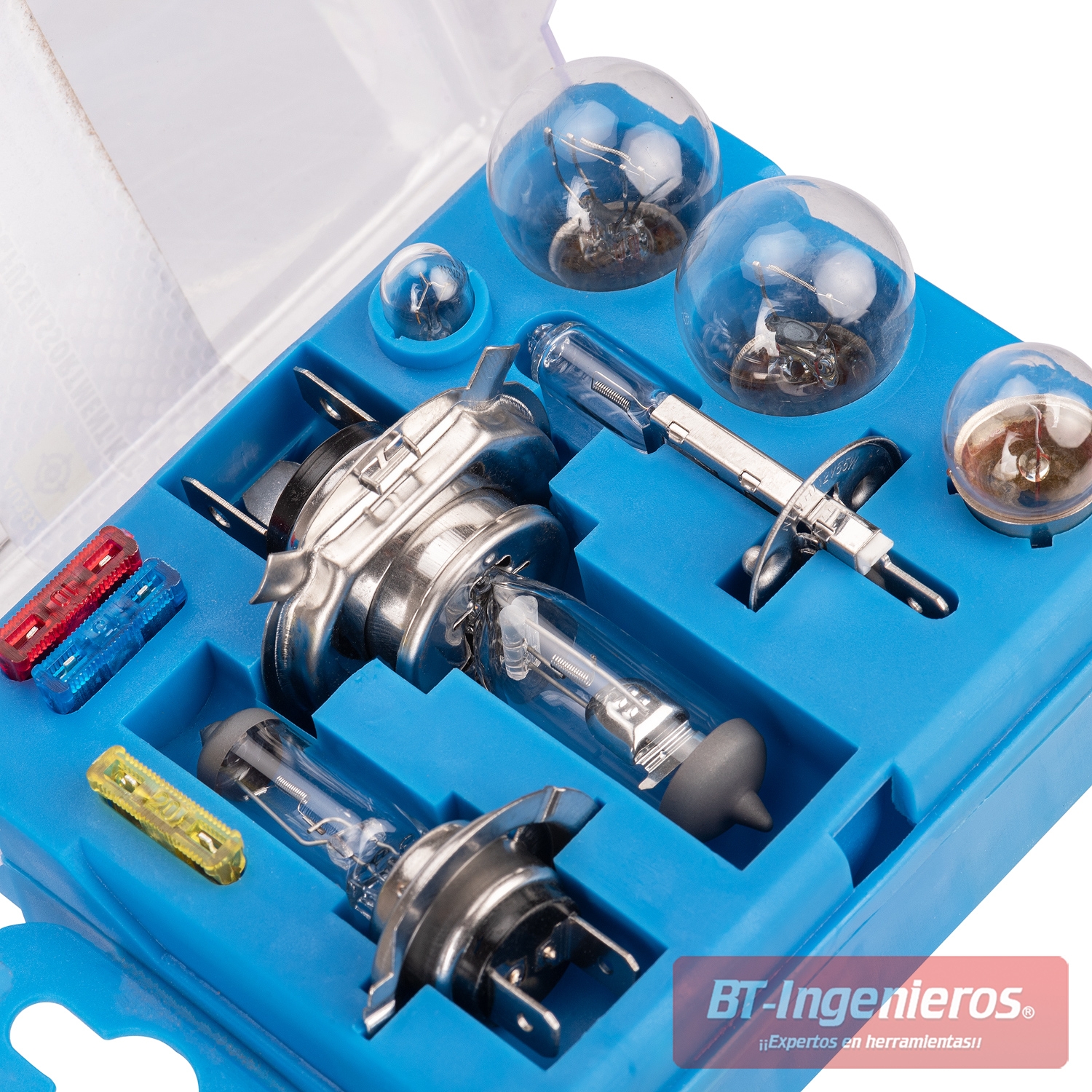 Kit universal con bombillas y fusibles para coche, camiones o