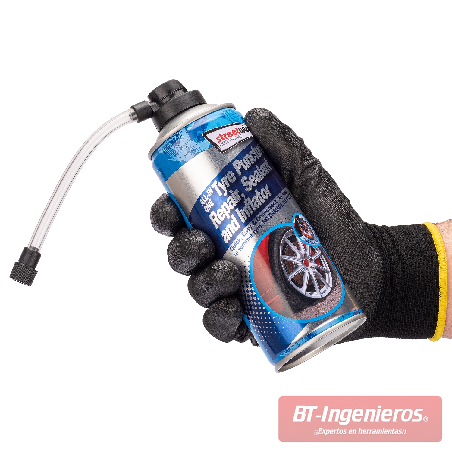 Bicimex Detalles Reparador de pinchazos inflallantas en spray 300ml Repsol