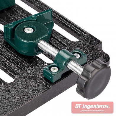 Soporte para radial 115. Cortes a inglete de gran precisión.