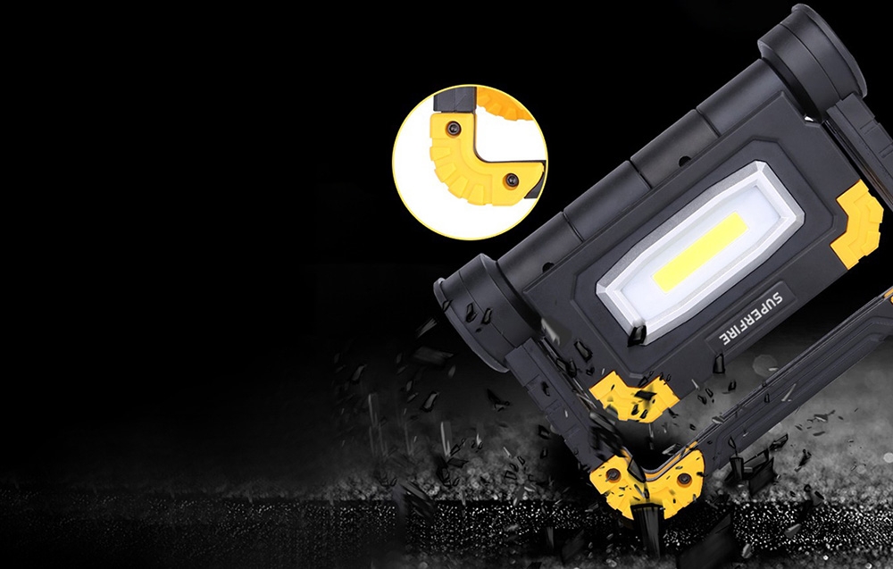 Foco portátil LED COB a batería. 1000 Lúmenes