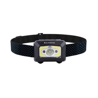 Linterna frontal COB LED con sensor de movimiento. 500 Lúmenes USB