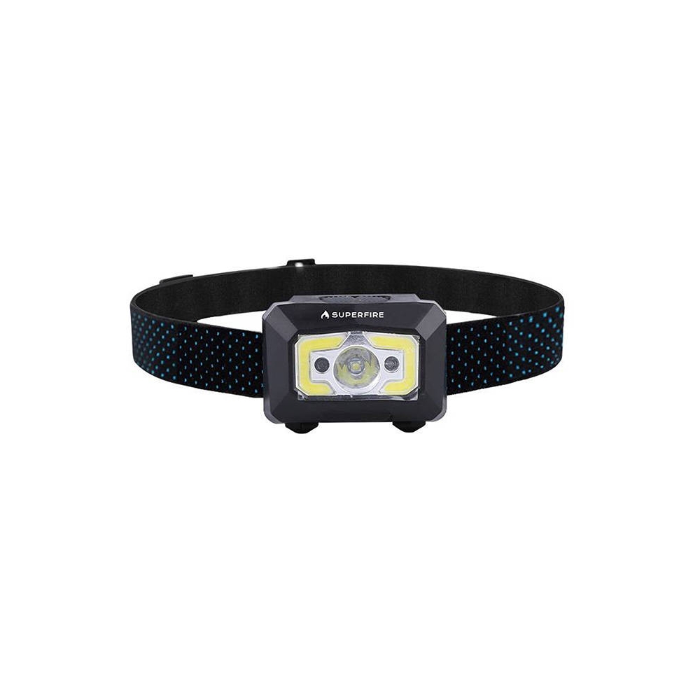 Linterna frontal COB LED con sensor de movimiento. 500 Lúmenes USB