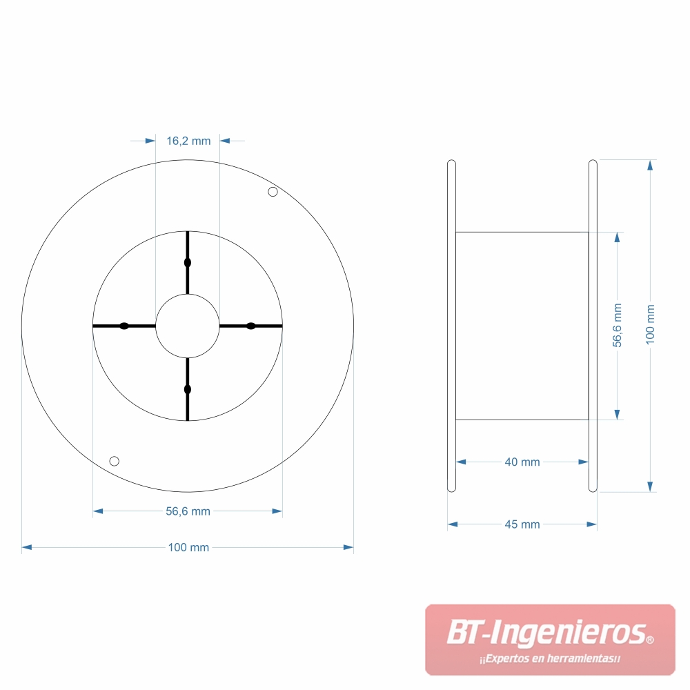 Bobina de hilo MIG de acero 0.6 mm. 700 gr.