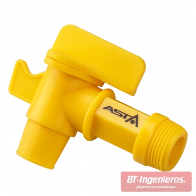 Grifo para barriles con agujero para candado - 3/4" - 205 Litros.