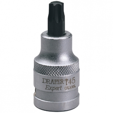 Punta Torx 45 con vaso de 1/2" Largo 55 mm - Draper Expert.