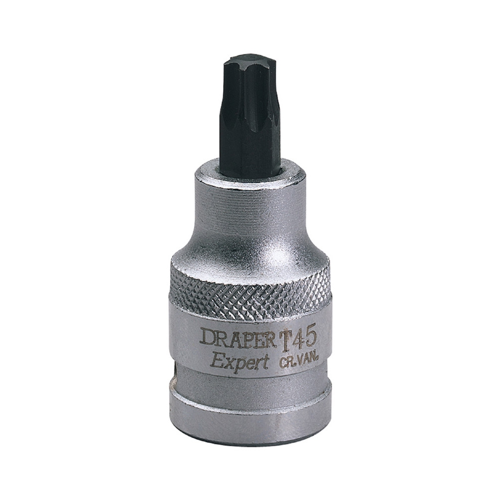 Punta Torx 45 con vaso de 1/2" Largo 55 mm - Draper Expert.