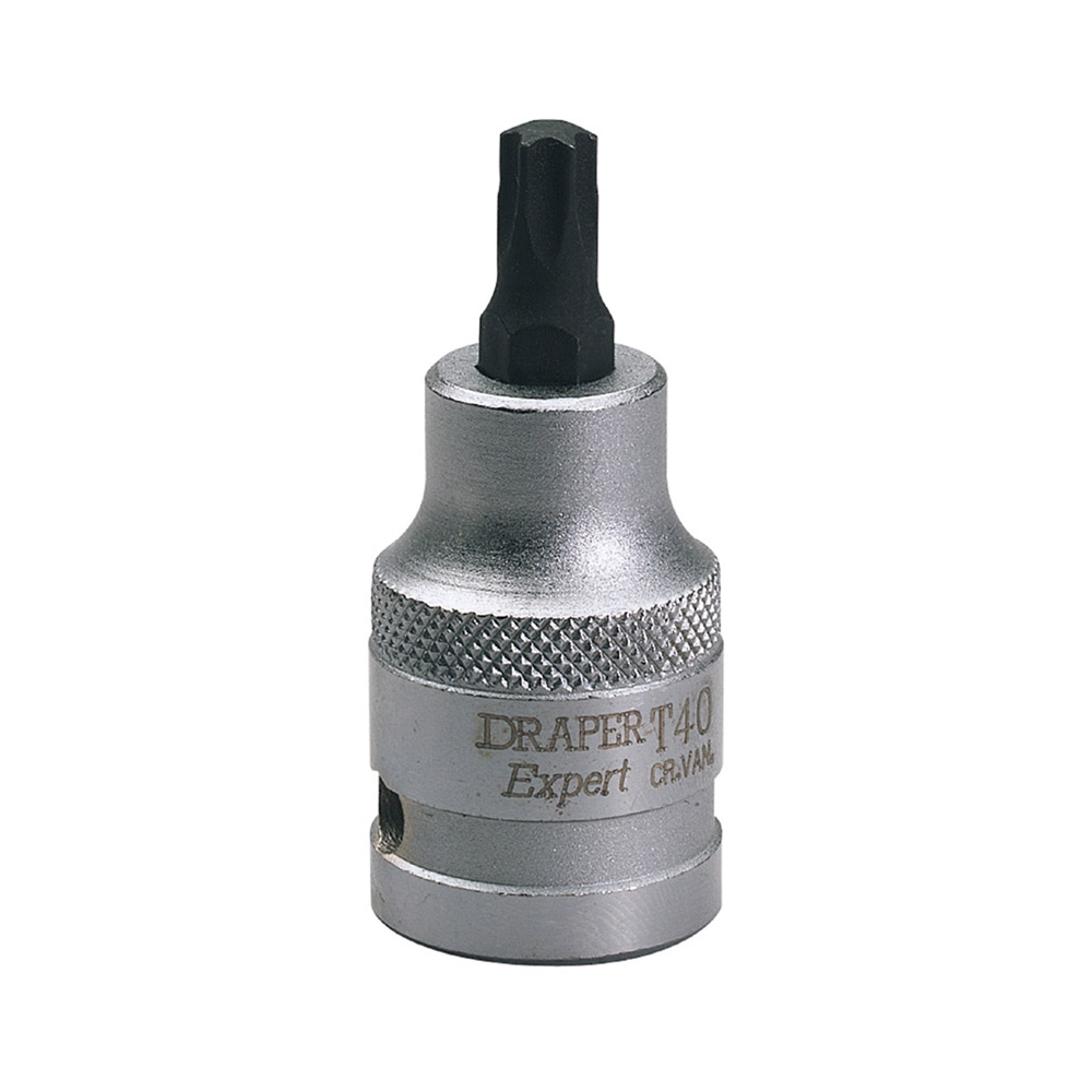 Punta Torx 40 con vaso de 1/2" Largo 55 mm - Draper Expert.