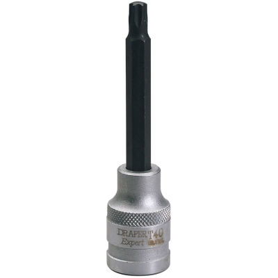 Punta Torx 40 con vaso de 1/2" Extralarga 100 mm - Draper Expert