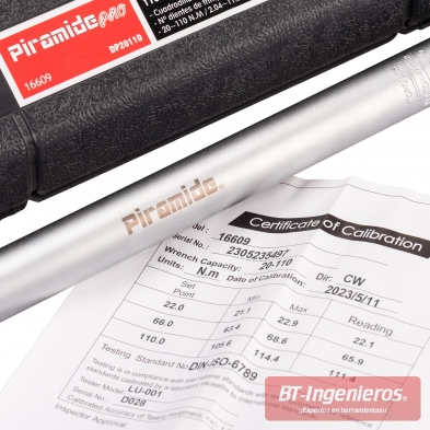 Piramide PRO® 16608 - Incluye certificado de calibración con número de serie.