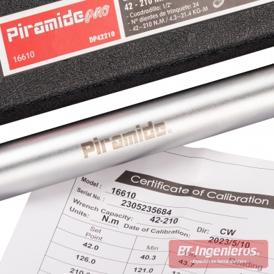 Piramide PRO® DP42210 - Incluye certificado de calibración con número de serie.
