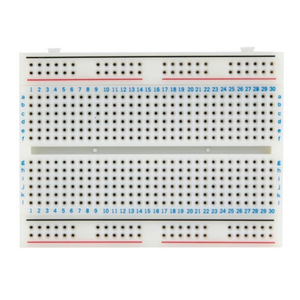 Protoboard de 456 Puntos con contactos de níquel - plata