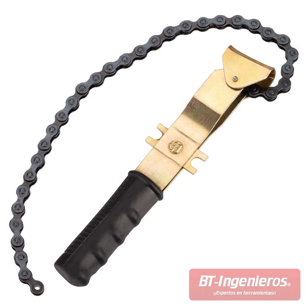 Llave de cadena para filtros de aceite - Ajustable (Cadena: 400 mm)