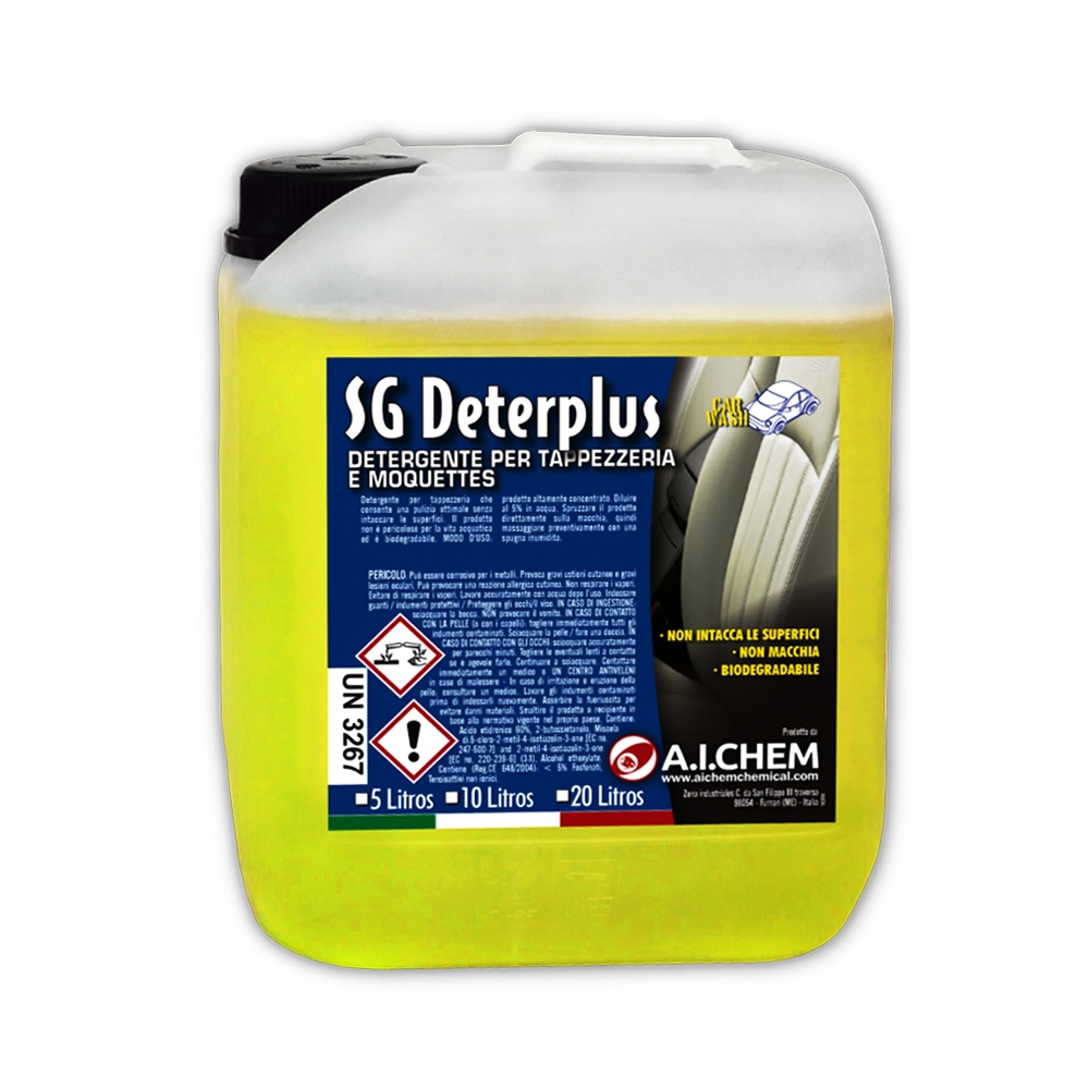 Detergente para lavado de tapicería y moquetas Deterplus - 5 Litros
