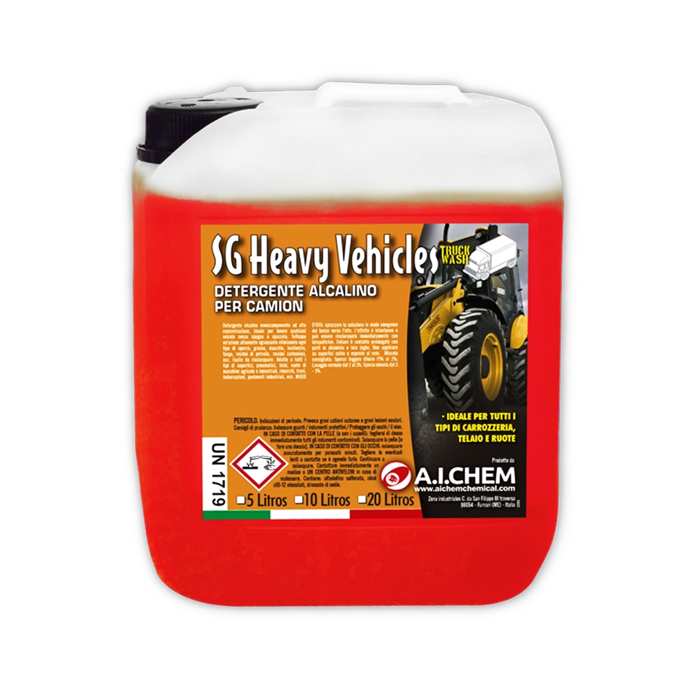 Detergente para vehículo industrial SG HEAVY VEHICLES - 5 Litros