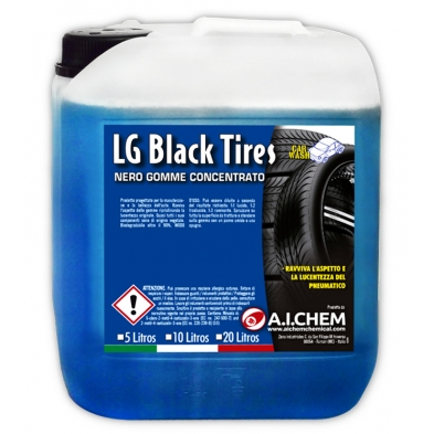 Renovador de goma de neumáticos concentrado LG BLACK & CLEAR - 5 Litros