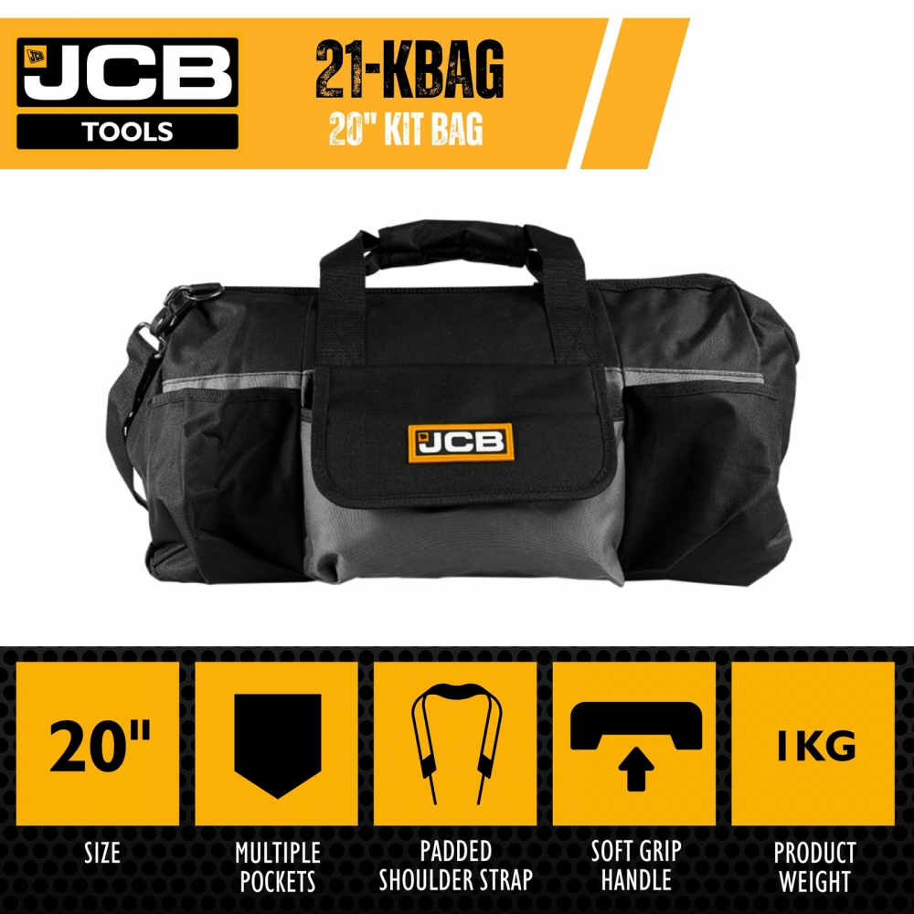 Bolsa para herramientas JCB de alta resistencia. 50 cm. | 21-KBAG