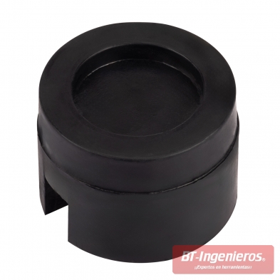 Base inferior con rebaje Ø 32 mm. para acoplar a ciertos modelos de gatos.