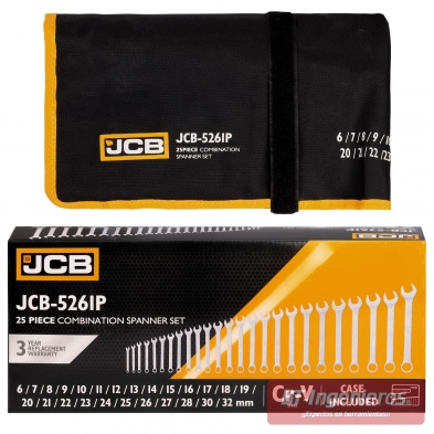 Incluyen bolsa de almacenamiento JCB