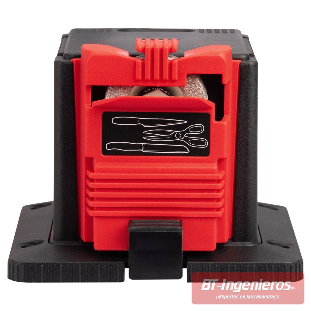 Cabezal para filo frontal. Diseñado para herramientas que disponen de filo en la punta, como los formones.