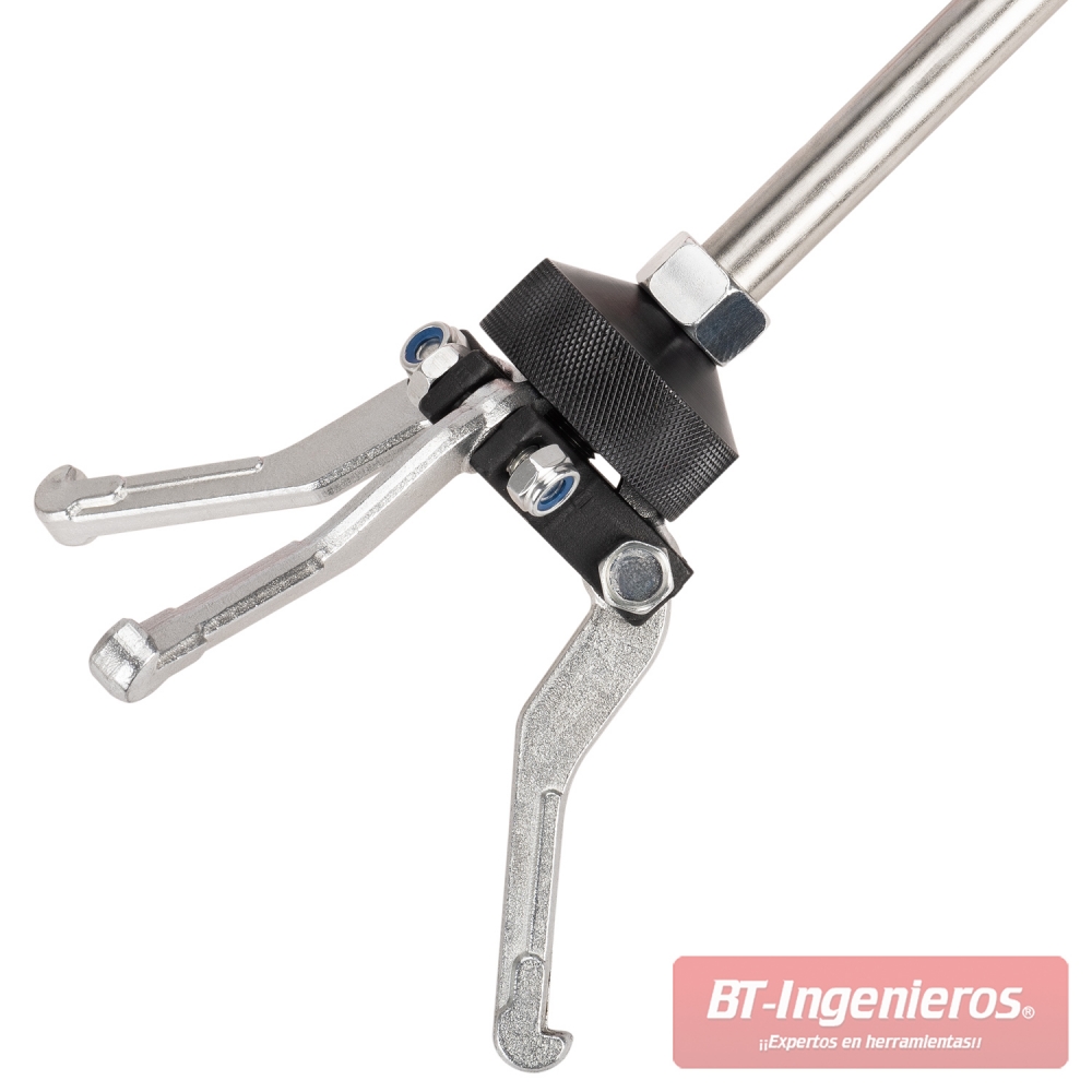 Extractor de 3 patas montado. Para internos o externos.