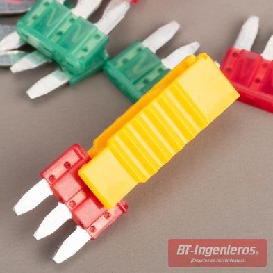 Surtido con fusibles de emergencia Tipo M y Micro (3 patas) - 41 Piezas
