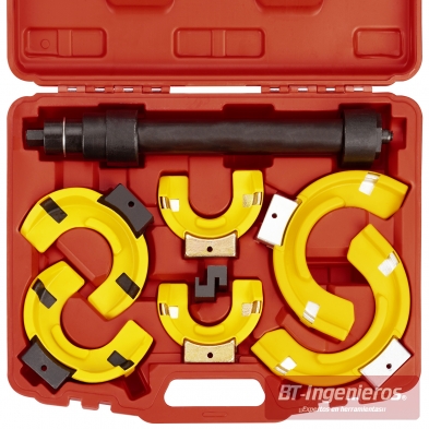 Kit profesional compresor muelles suspensión.