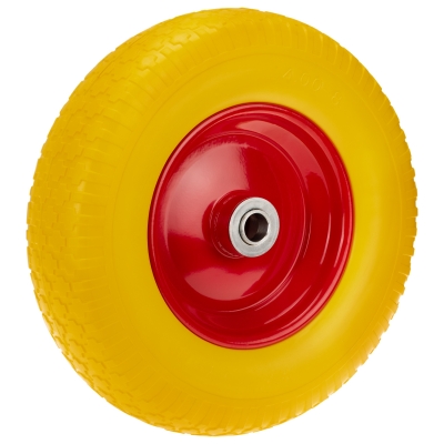 Rueda de poliuretano antipinchazos - Ø 370 x 85 mm.