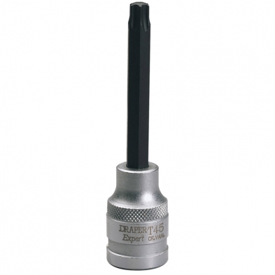 Punta Torx 45 con vaso de 1/2" Extralarga 100 mm - Draper Expert