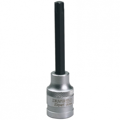 Punta Torx 50 con vaso de 1/2" Extralarga 100 mm - Draper Expert