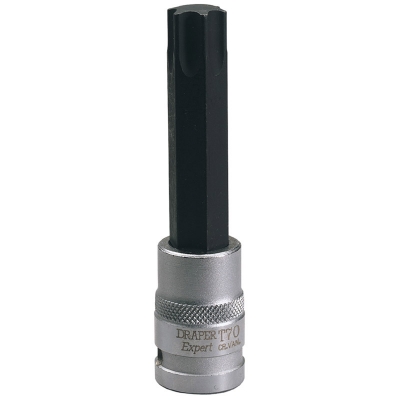 Punta Torx 70 con vaso de 1/2" Extralarga 100 mm - Draper Expert