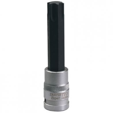 Punta Torx 70 con vaso de 1/2" Extralarga 100 mm - Draper Expert